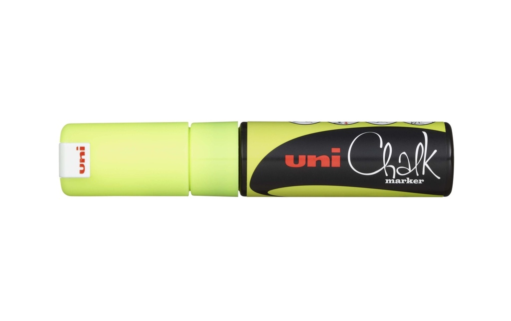 [258508001] UNI-BALL Marqueur craie 8mm jaune