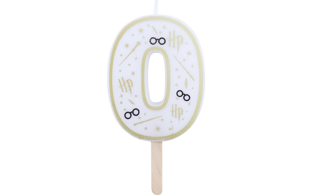 PME Bougie en forme de chiffre Harry Potter N° 0