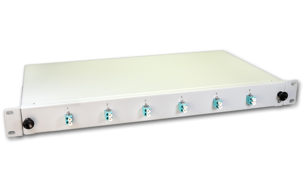Lightwin Boîte d’épissure 12 fibres, 6x DLC MM, 50/125µm OM3 Pigtail