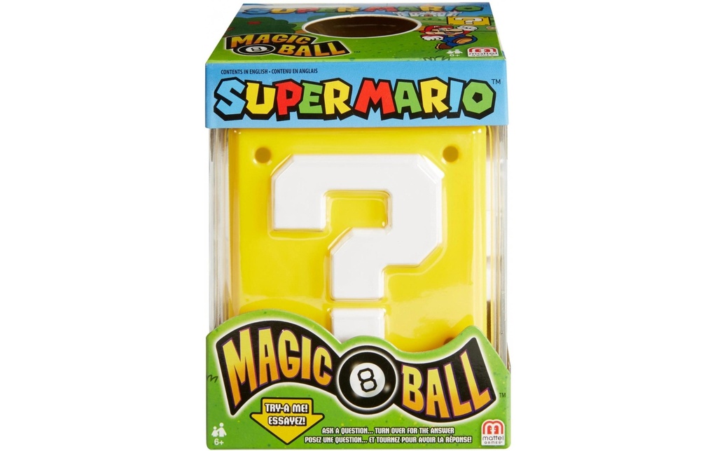 Mattel Spiele Jeux d’enfant Super Mario Magic 8 Ball