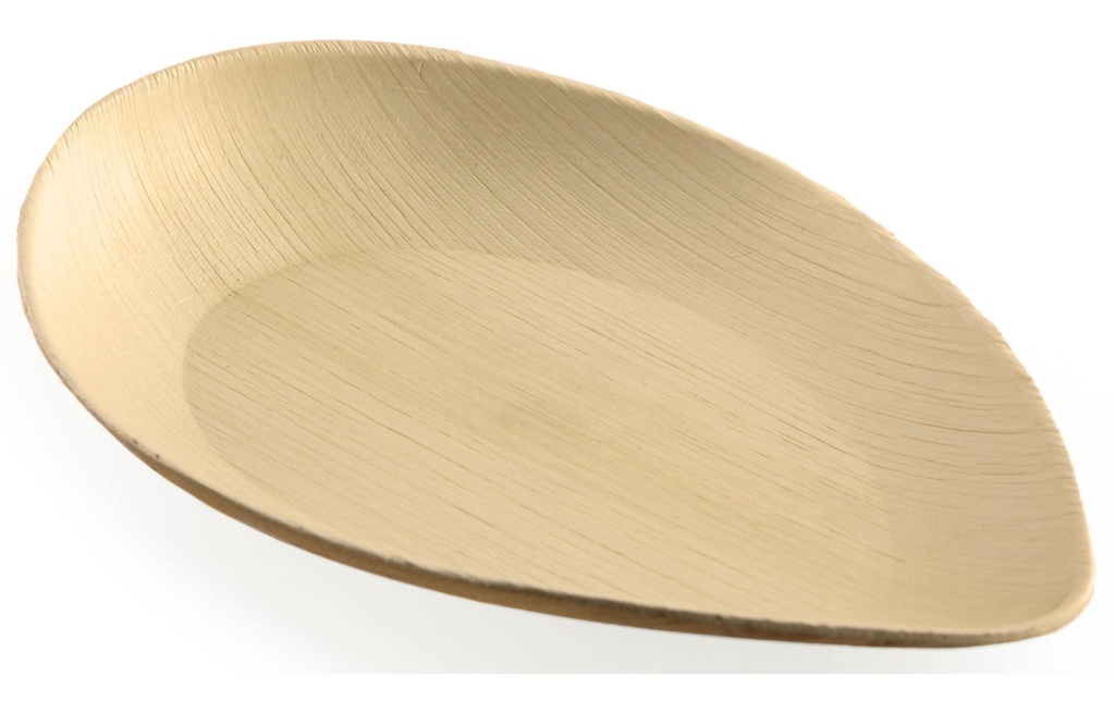Sier Assiettes jetables Palm 16.5 cm x 26 cm, 20 Pièce/s, Brun clair