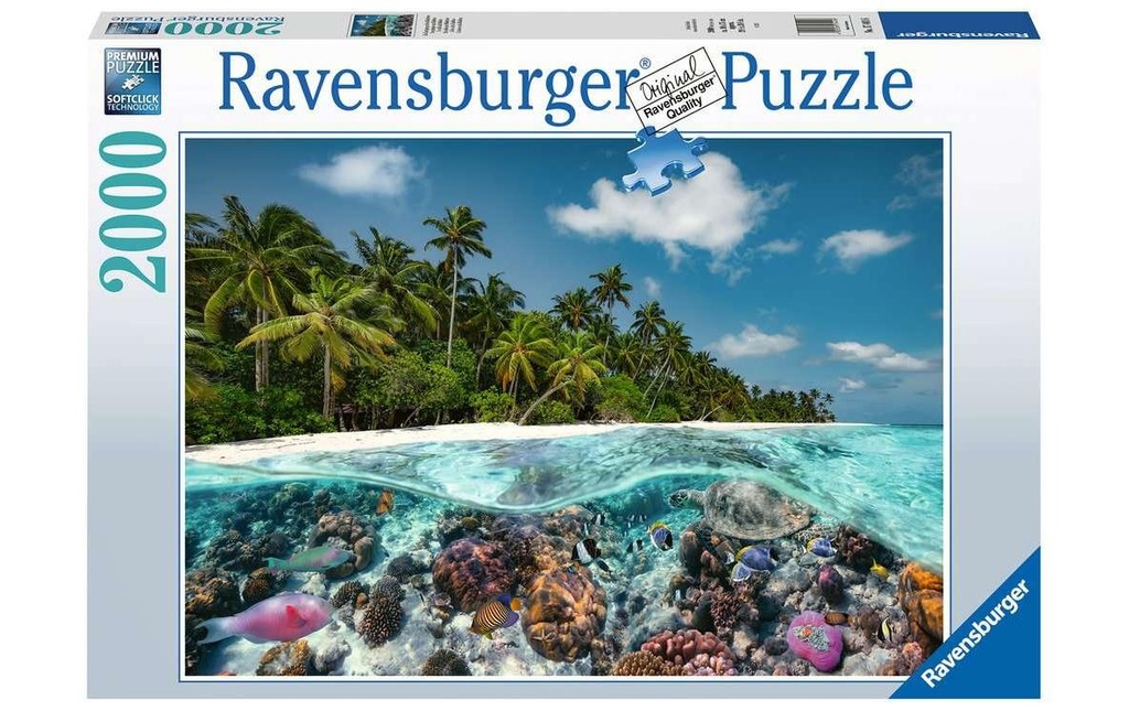 RAVENSBURGER Puzzle plongée Maldives 2000pc (2000 pces)