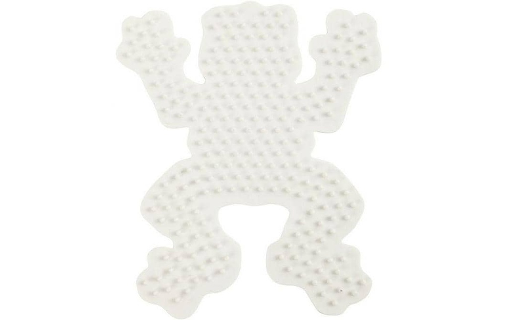 Creativ Company Plaques pour perles à repasser Nabbi Grenouille Blanc
