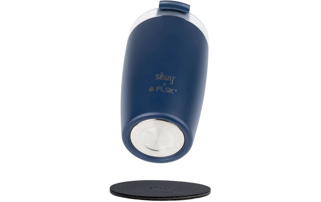Silwy Gobelet thermique magnétique Bleu foncé