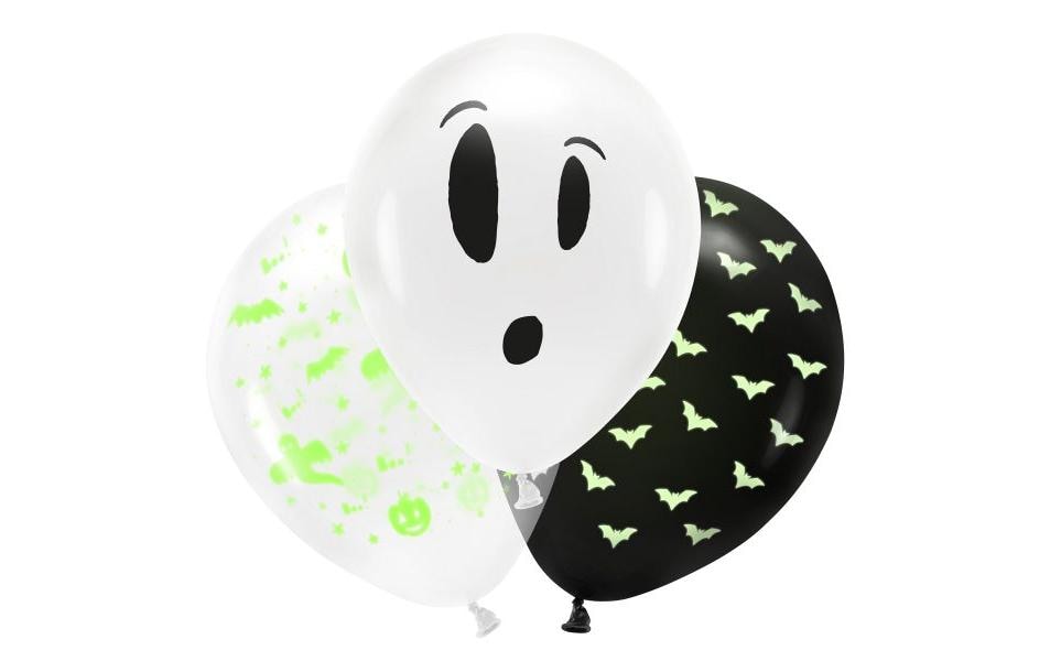 Partydeco Palloncini BOO! Multicolore, 7 cm