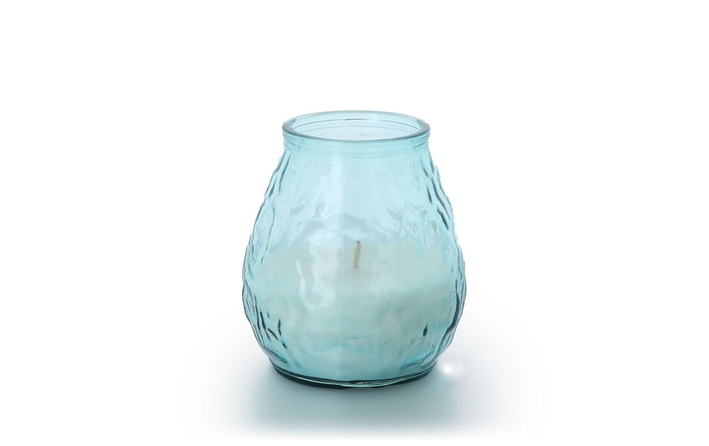 balthasar Bougie de jardin Citronella 10 x 10,5 cm, Bleu clair