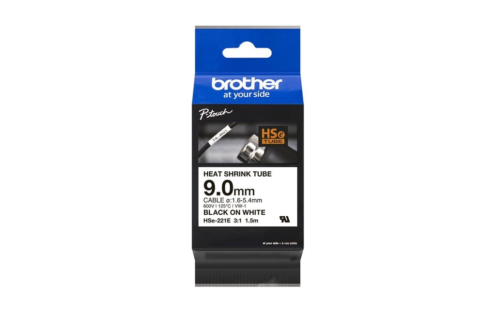 P-TOUCH P-Touch gaine contract. 9,0mm