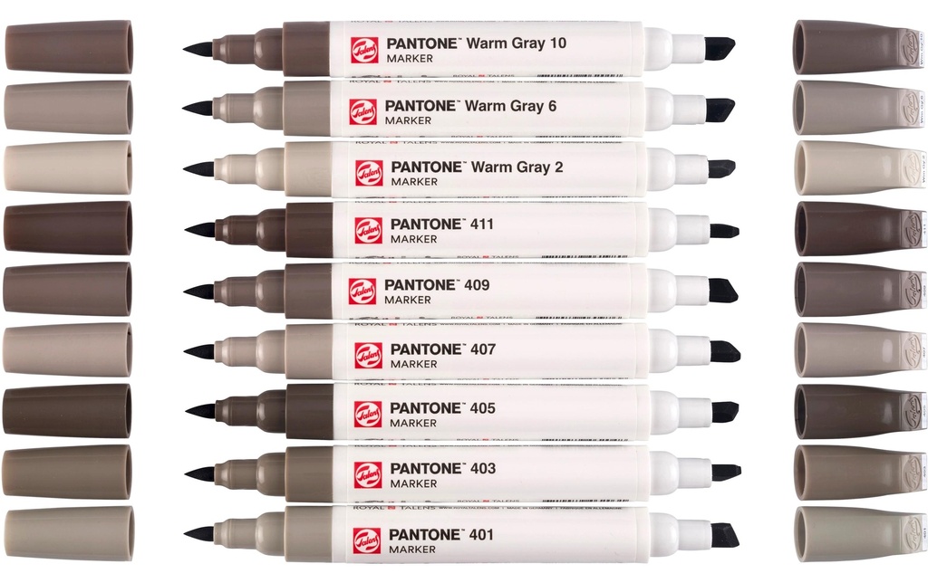 Talens Set de marqueurs Pantone 9x Gris