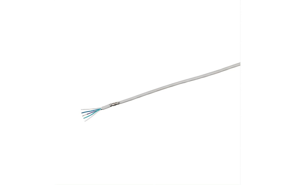 STEFFEN Câble de téléphone U72M 1 x 4 x 0.6 mm², 50 m Gris