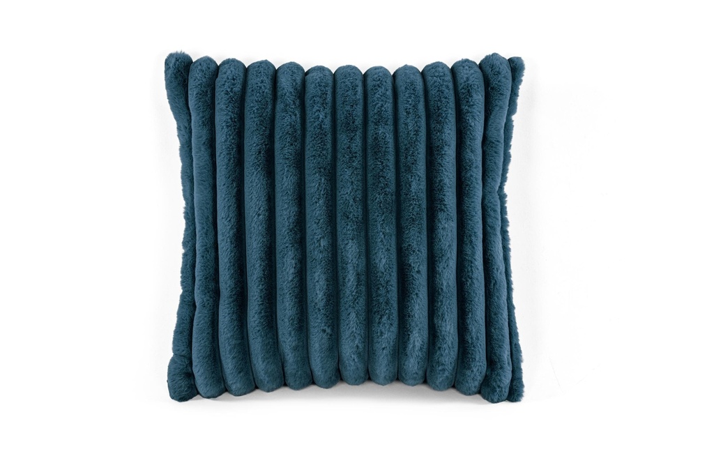 Tiseco Coussin Rabbit Stripe farci 45 x 45 cm, Bleu