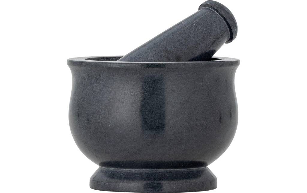 Bloomingville Mortier et pilon Aprilla 10 cm, Pierre Stéatite