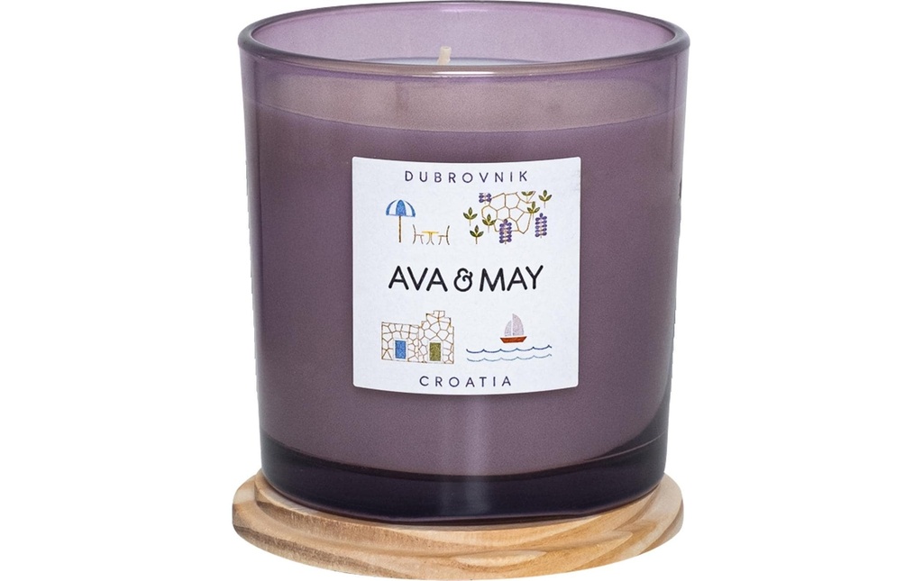 AVA & MAY Bougie parfumée Dubrovnik 380 g