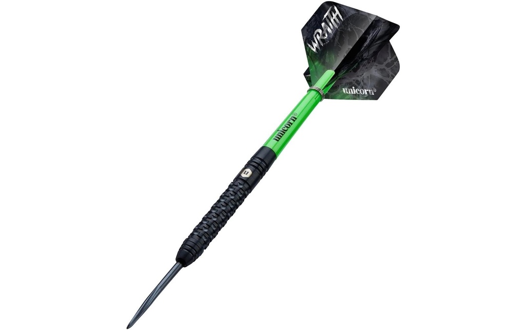 Unicorn Fléchettes Wraith 23G Lot de 3, vert/noir