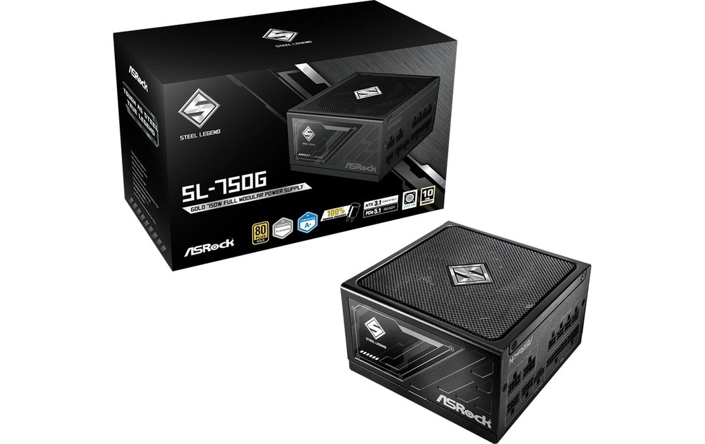 ASRock Bloc d’alimentation Steel Legend SL-750G 750 W