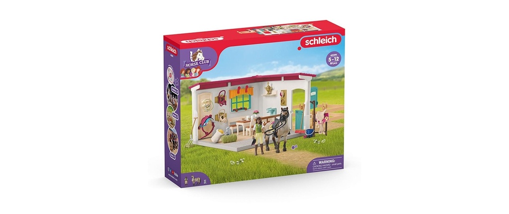 Schleich Ensemble de pions Horse Club Sellerie