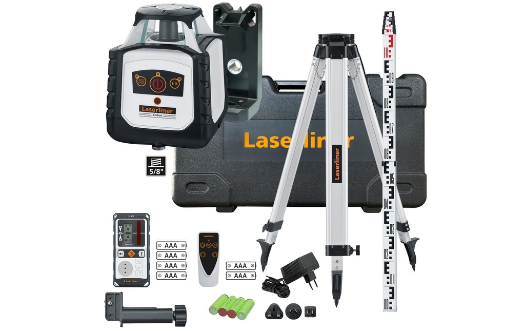 Laserliner Laser rotatif Cubus 210S Set 150 cm 200 m