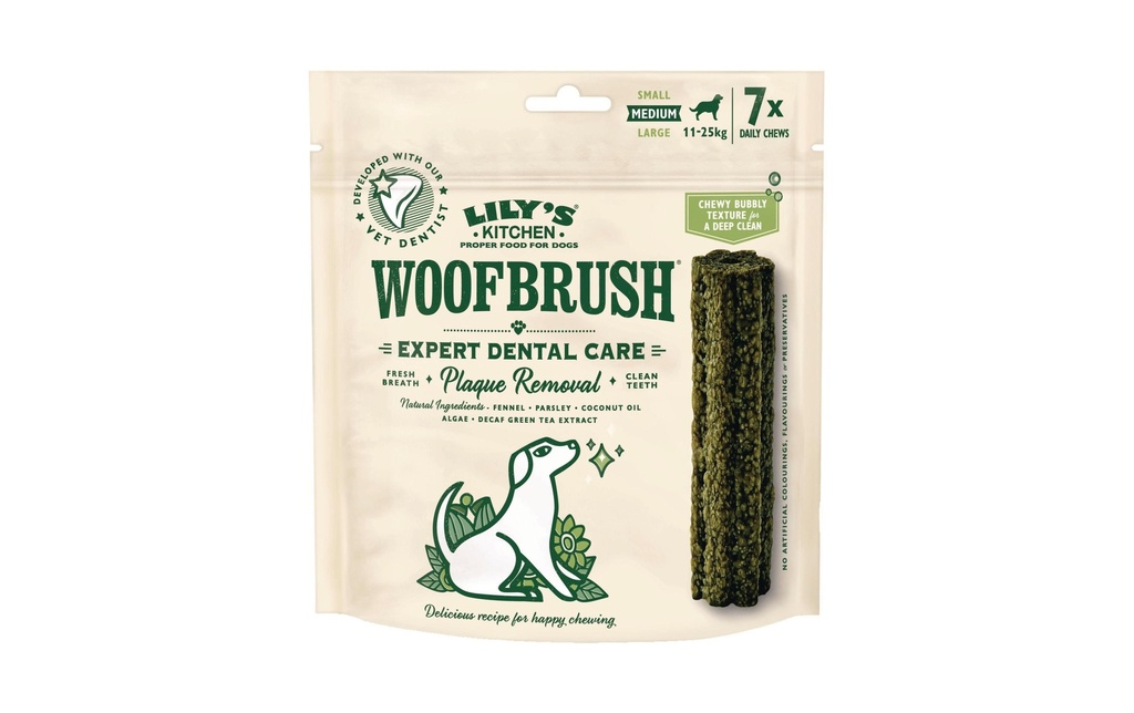 Lily's Kitchen Bâtonnet à mâcher Woofbrush Dental M 210 g