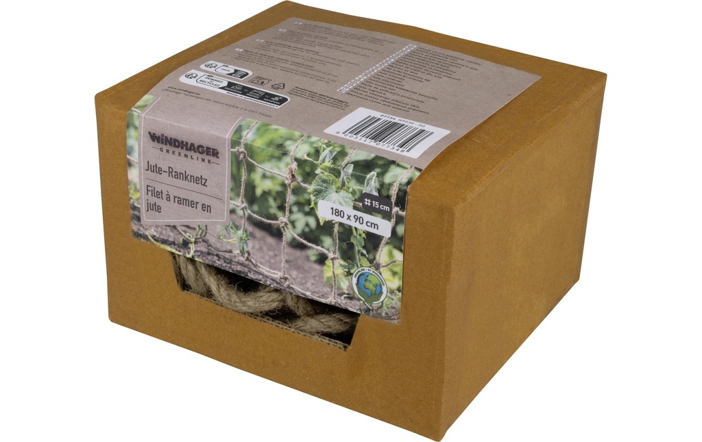 Windhager Filet de jute pour plantes grimpantes 180 x 90 cm