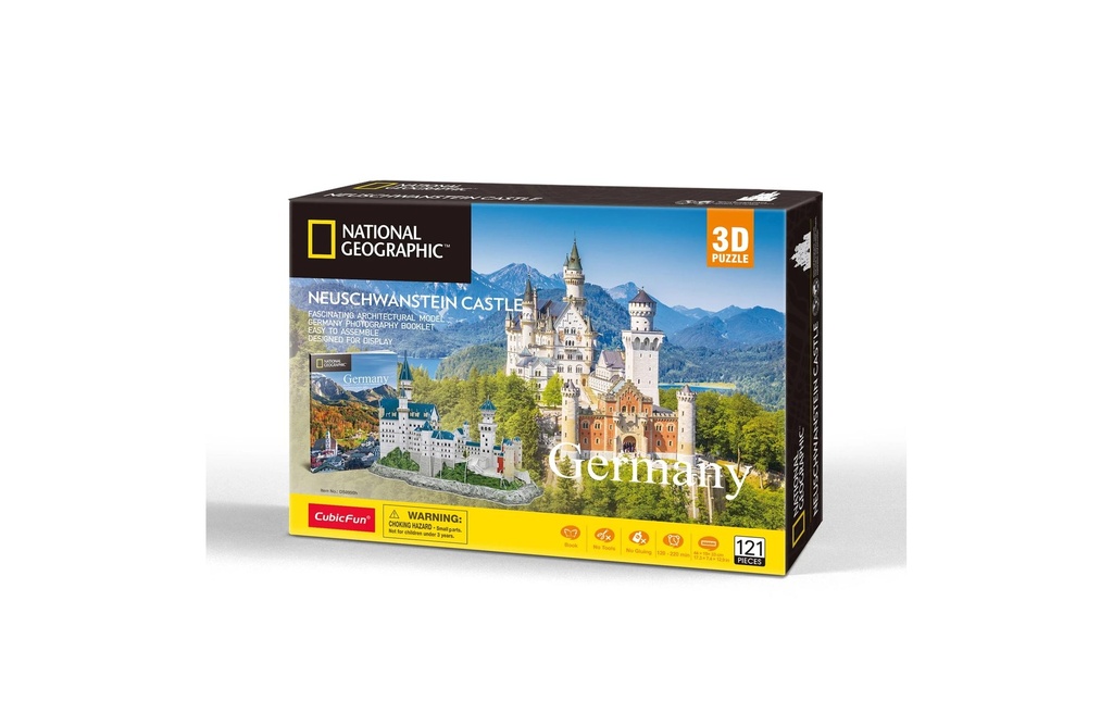 CubicFun Château de Neuschwanstein 121 pièces