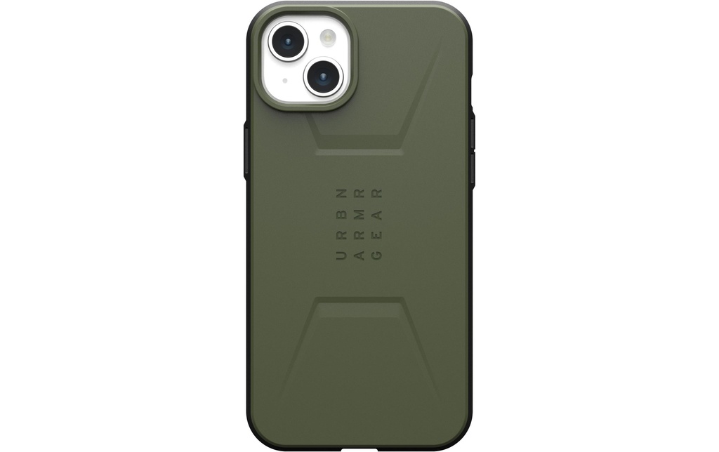 UAG Coque arrière Civilian Case iPhone 15 Plus Olive