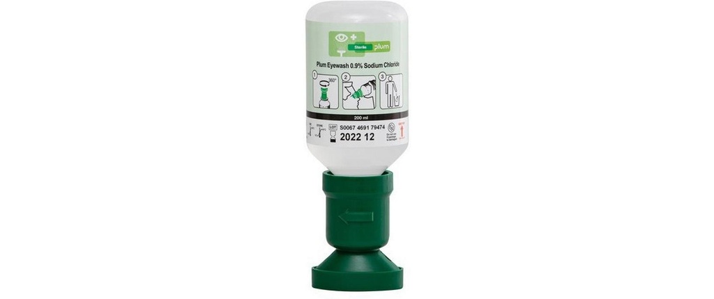 PLUM PLUM rince-œil NaCl 0.9 200 ml