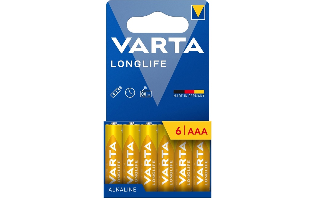 Varta Pile Longlife AAA , 6 Pièce/s