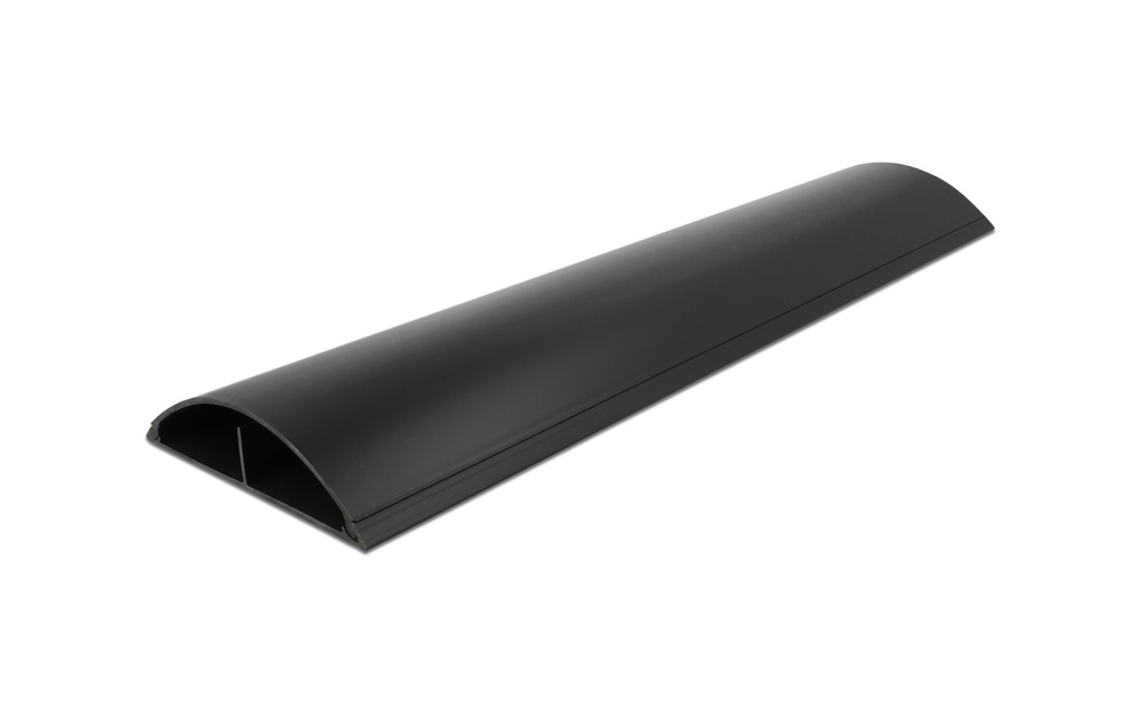 Delock Goulotte autocollant 1 m x 119 mm Noir