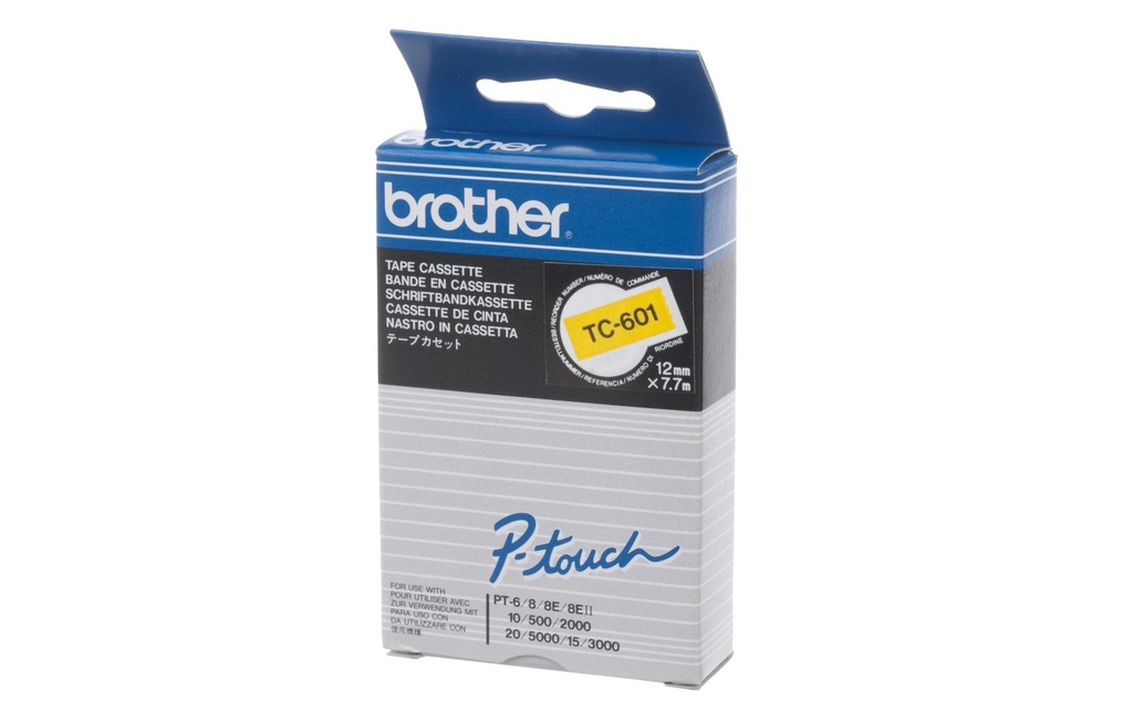 [259260601] P-TOUCH P-touch ruban 12mm jaune-noir