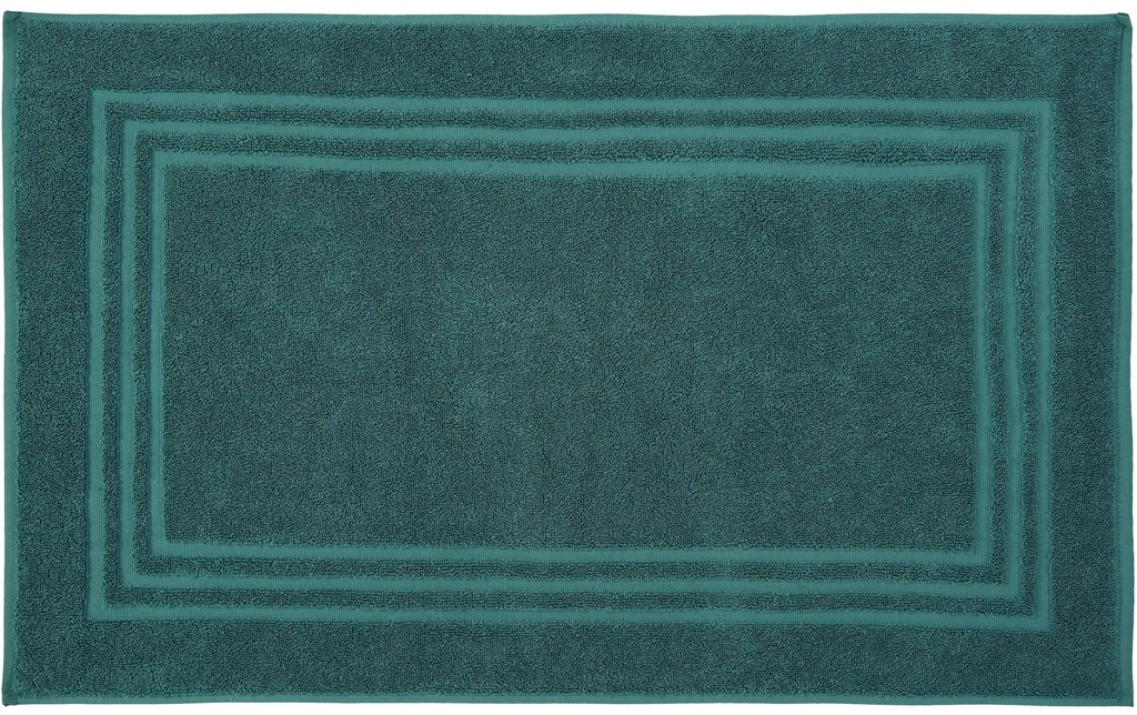 Kleine Wolke Tapis de bain Lodge 50 x 80 cm, Vert émeraude
