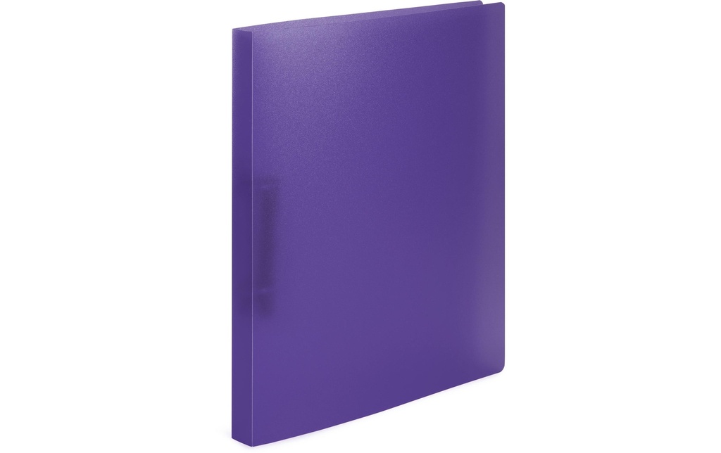 HERMA Classeur à anneaux A4 translucide violet Mécanisme d'anneau 2D