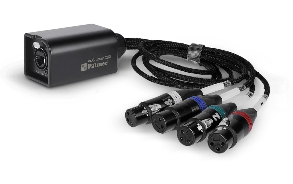 Palmer Adaptateur audio AoC Loom XLRf RJ45 - XLR 3 pôles, femelle