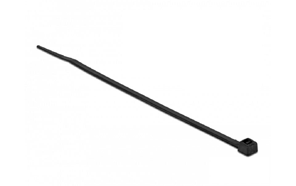 Delock Serre-câble Noir 200 mm x 3.6 mm, 100 pièces