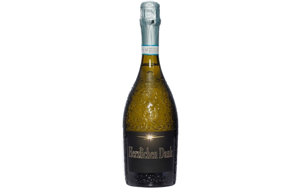 Dreams and Fantasy Idea regalo Prosecco dark Merci beaucoup 750 ml