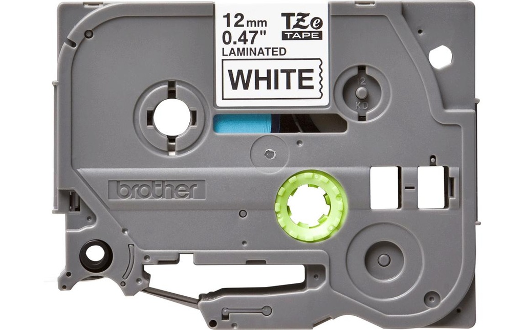 P-TOUCH Ruban P-Touch 12mm blanc-noir