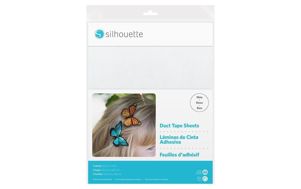 Silhouette Papier de bricolage Ruban adhésif Blanc