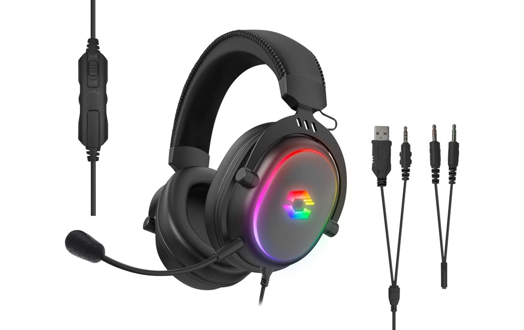 Speedlink Casque gaming Conux Gaming RGB, Noir