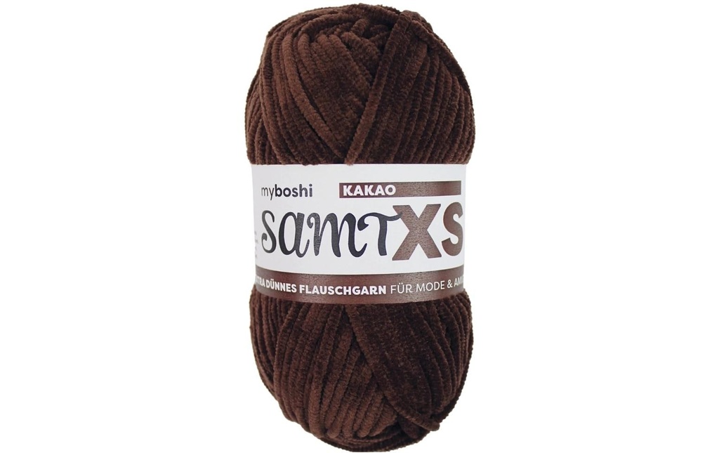 myBoshi Laine Chenille Samt XS Cacao