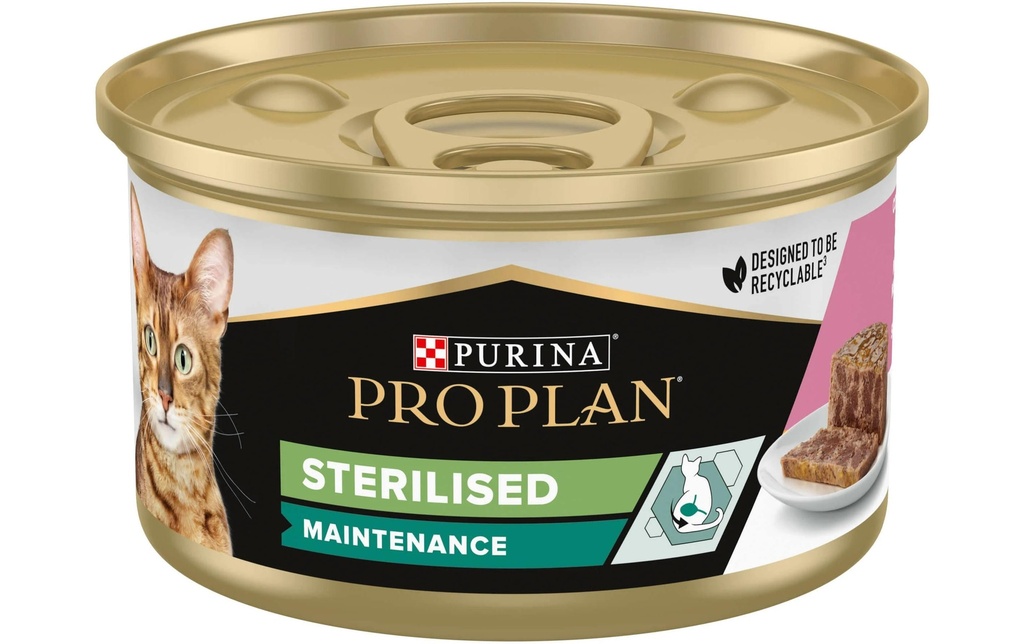 Purina Pro Plan Sterilised Maintenance au thon et au saumon 24 x 85 g