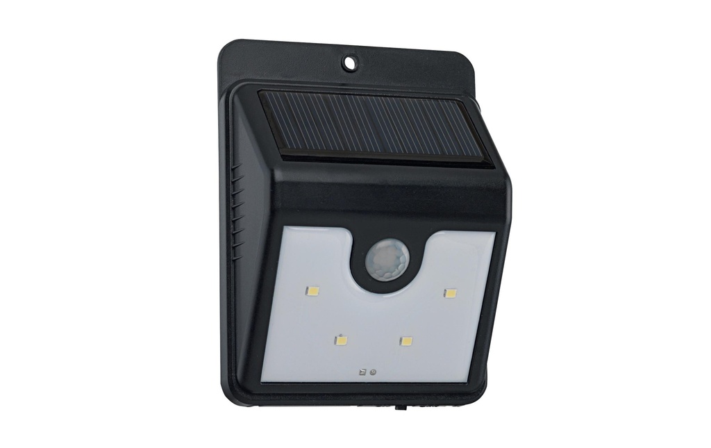 EGLO Leuchten Éclairage de jardin Applique murale solaire avec capteur Noir