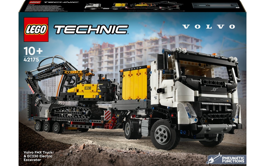 LEGO® Technic Camion Volvo FMX avec pelle sur chenilles EC230 Electric 42175