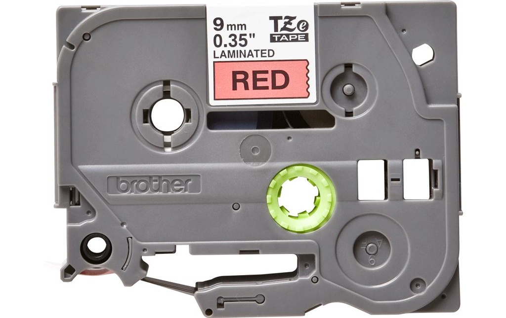 P-TOUCH Ruban P-Touch 9mm rouge-noir