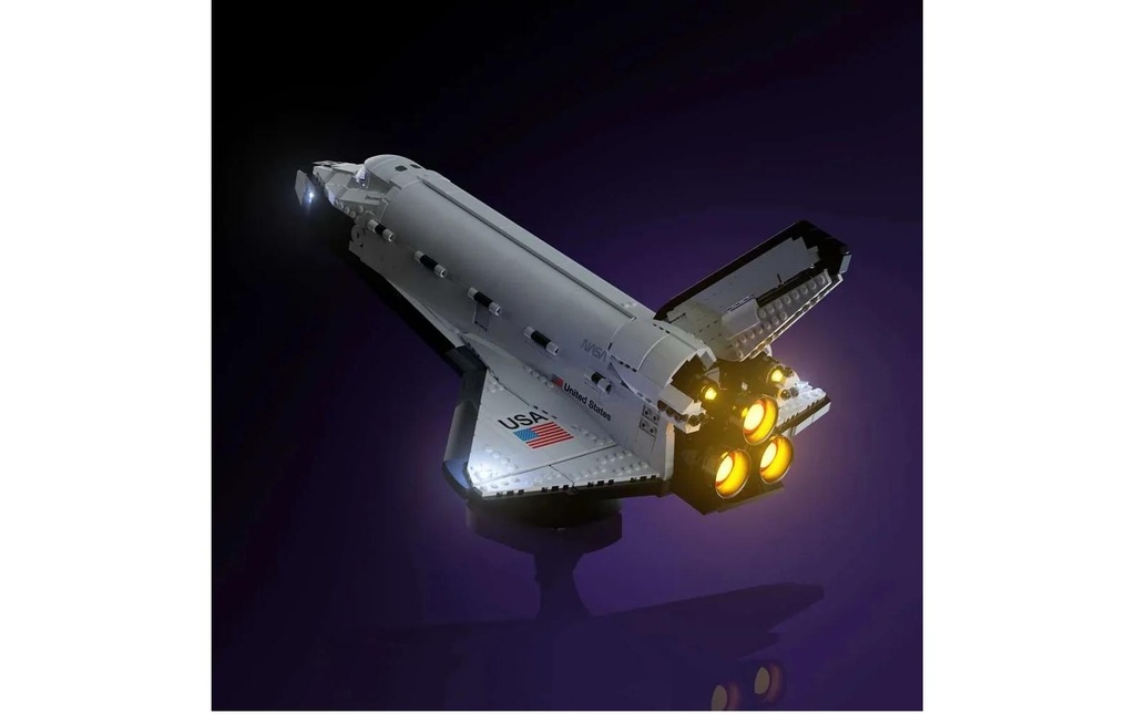 Light My Bricks Lumières-LED pour LEGO® LMB 2.0 pour 10283 Navette spatiale de la NASA
