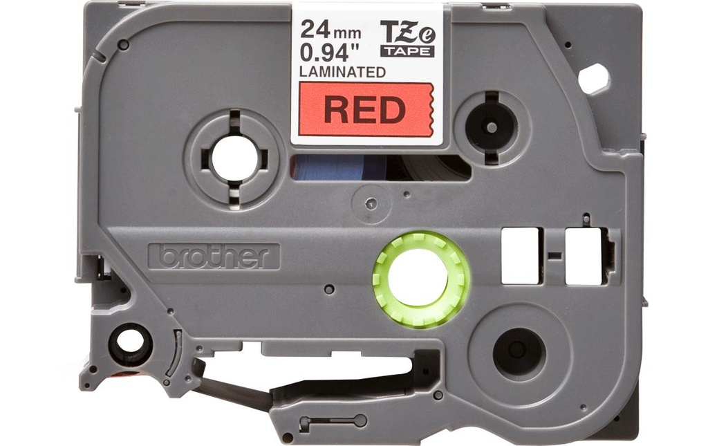 P-TOUCH Ruban P-Touch 24mm rouge-noir
