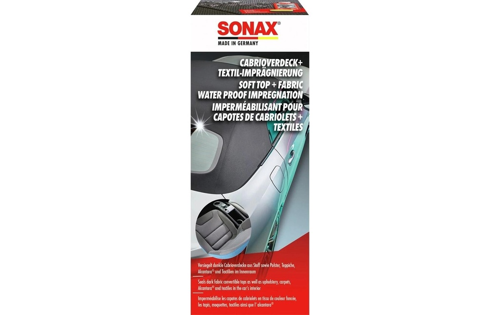 Sonax Imperméabilisant pour toile cabriolet et textile 250 ml