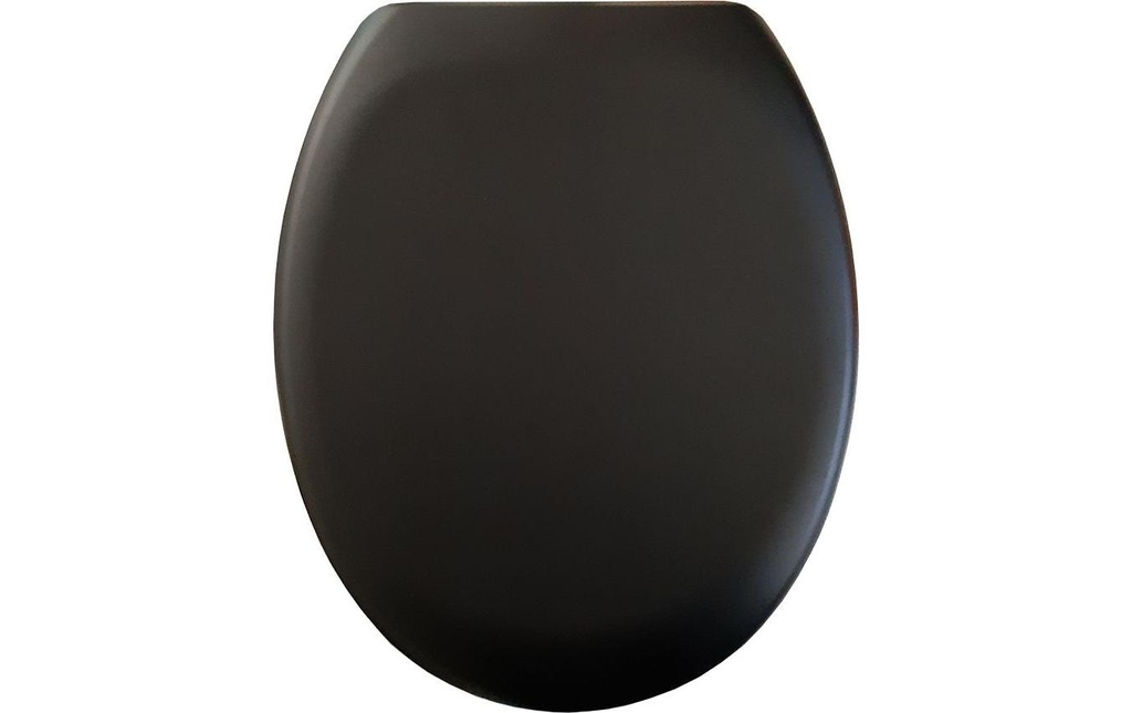 diaqua® Siège de toilette Race Slow Down Noir mat