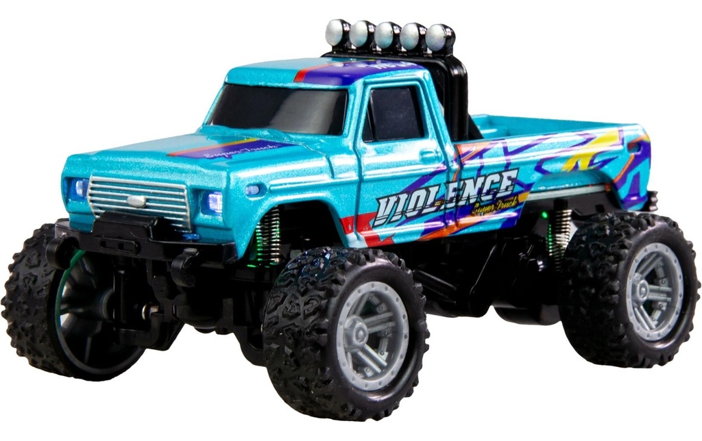 Amewi Monster Truck Le casting 1:64 RTR, bleu