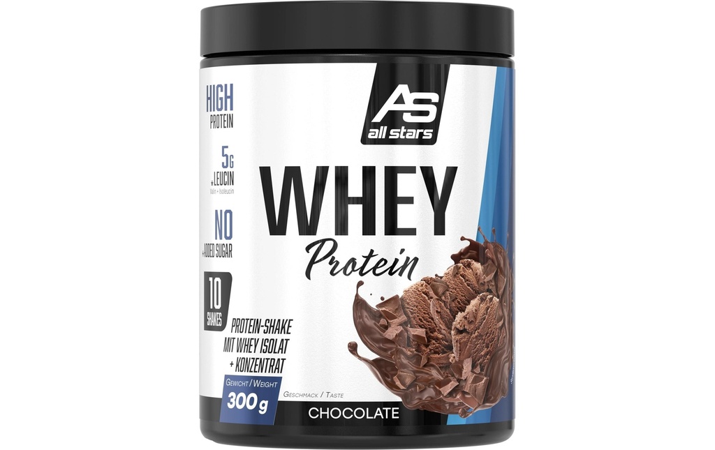 All Stars Whey Protein 100% chocolat, 300 g