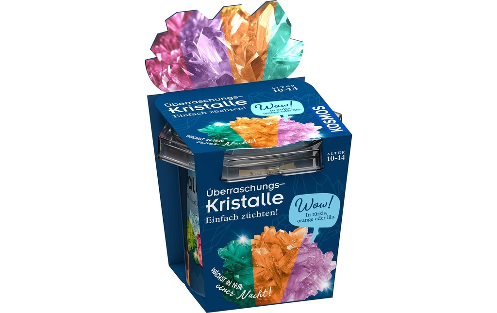 Kosmos Boîtes d’expérimentation Cultiver soi-même des cristaux surprises
