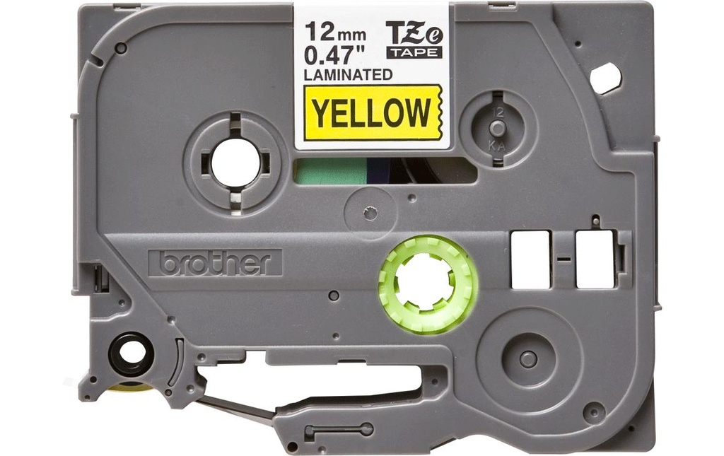 P-TOUCH Ruban P-Touch 12mm jaune-noir