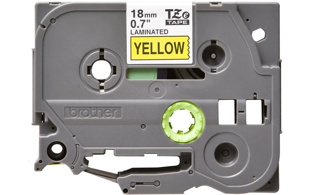 P-TOUCH Ruban P-Touch 18mm jaune-noir